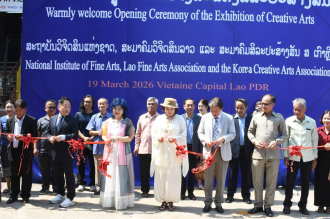 Creative Art Exhibition Opens in Vientiane to Boost Lao–Korea Cultural Exchange
